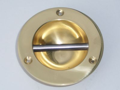 Brass fender eye