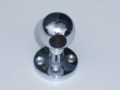 35mm high Chrome curtain pole end