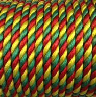 14mm Red, Yellow & Green Rope