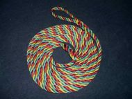6m Red, yellow & green rope 14mm polyester