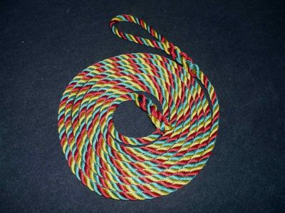 10m Red, green & yellow 14mm rope
