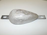 Large pear anode Magnesium