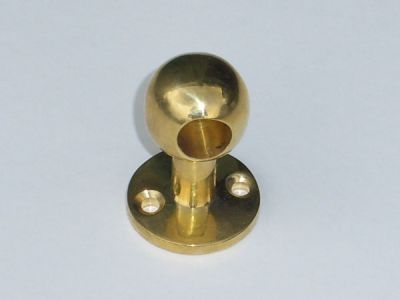 35mm high Brass curtain pole middle