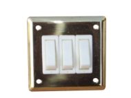 Treble Brass light switch