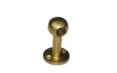 48mm high brass curtain pole middle