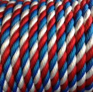 14mm Red, White & Blue Rope